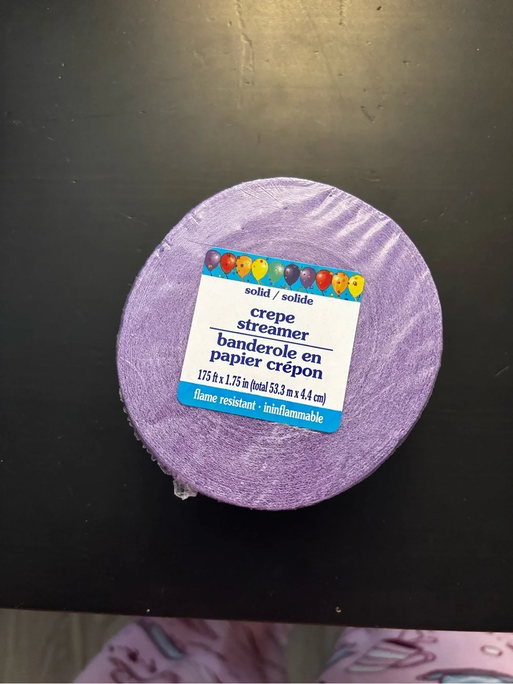 Crepe Streamer Party Crepe Streamer - Purple